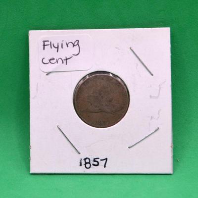1857 Flying Cent 