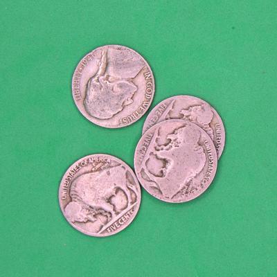 Buffalo and Jefferson Nickels 