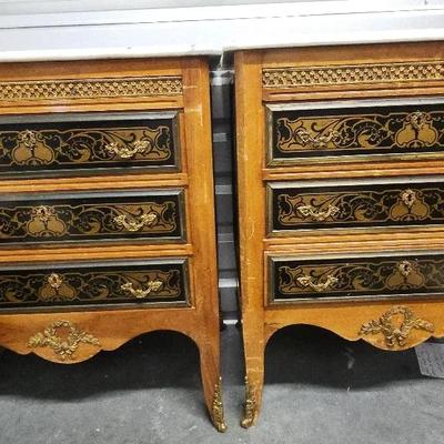 Marble Top Nightstands