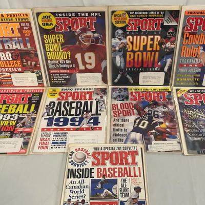 Sport Magazine Football And Baseball Issues