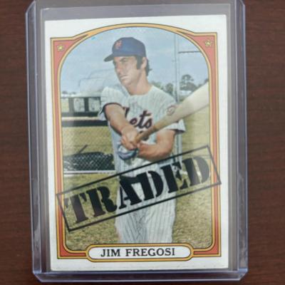 1972 Topps Baseball Card. Jim Fregosi - Traded. High Number Card 755