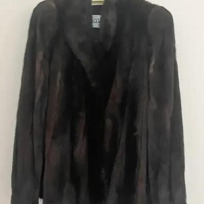 Dark Brown Mink Jacket, Vintage 
