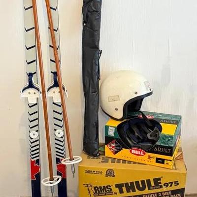 Sporting Goods With Thule Bike Rack, Skis, Roller Skates, Helmets, Etc