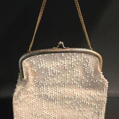 Vintage Corde Bead By Lumured Beaded Handbag, Likely From The 1950s or 1960s. 