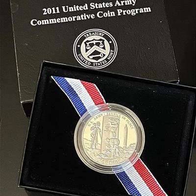 2011 U.S. Mint Army Commemorative Coin Program Proof Clad Half Dollar