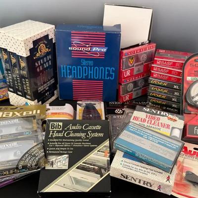 More Vintage Electronics, New Old Stock, Plus Blank Media, Tapes & Others 