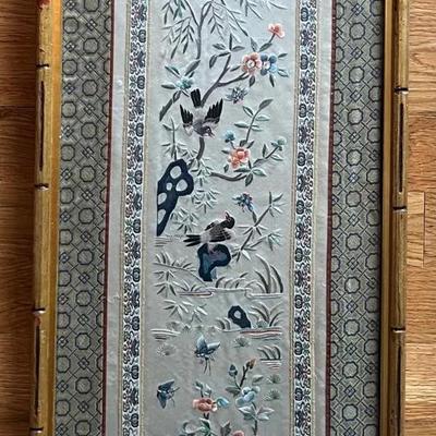 Chinese Embroidery on Silk
