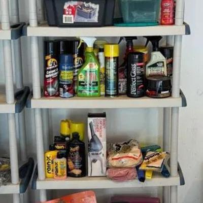 Auto/Car Parts, Chemicals, Supplies & More (Plus Storage Shelf Included)