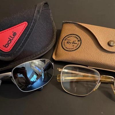 Bolle ‘Mingo’ Italian Polarize Sunglasses, Plus 1/10 12K Gold Filled Frames By American Optical