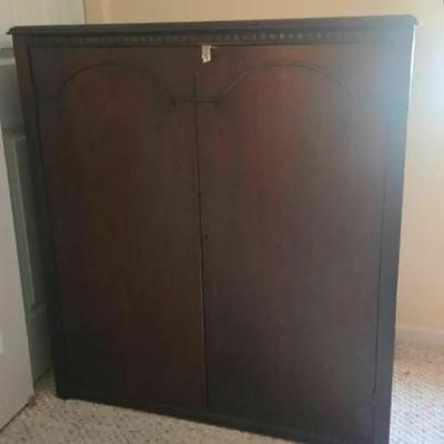 Antique Wardrobe With Drawers - Project Piece