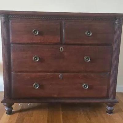 Solid Wood  Four Drawer Dresser By Durham Furniture 