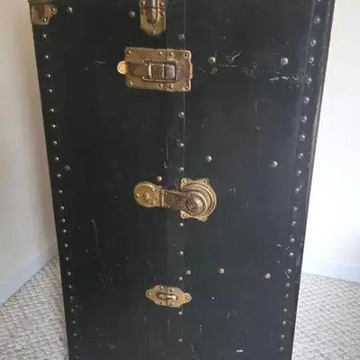  Antique 1920's Wardrobe Steamer Trunk 