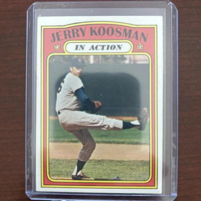 1972 Topps Baseball Card. Jerry Koosman - In Action. High Number Card 698