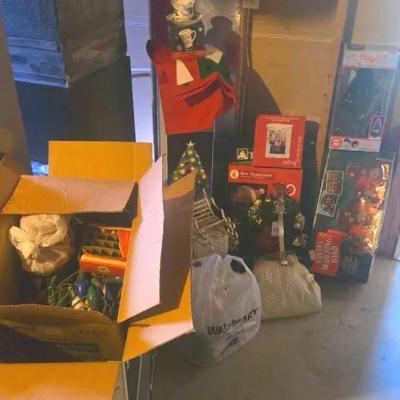 Collection Of Christmas Decor Cleanout With Vintage Lights And More