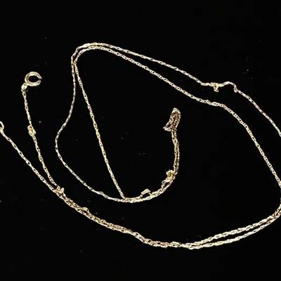 14K Yellow Gold Chain