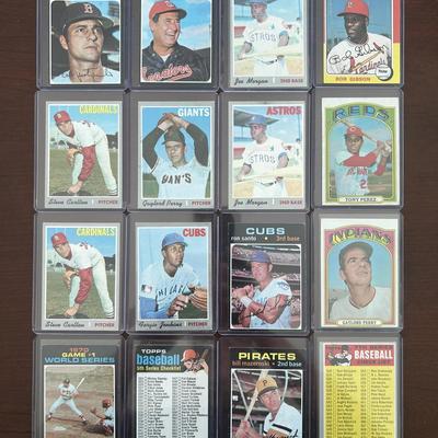 Vintage Topps Baseball Cards. Ted Williams, Carl Yastrzemski, Bob Gibson, and More