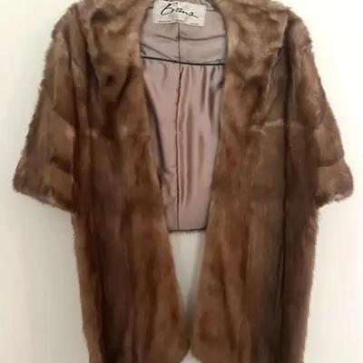 Evans Brown Mink Stole, Vintage 
