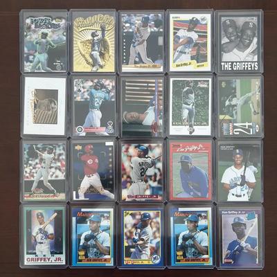 Ken Griffey Jr. Lot. Rookie Cards, Inserts and More