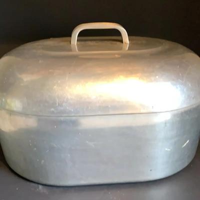 Magnalite By Wagnerware Roasting Pan With Insert