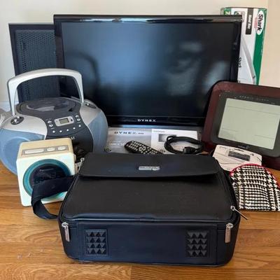 Consumer Electronics With Portable DVD Player, TV, Radios, Hand Vac, CDs, Etc