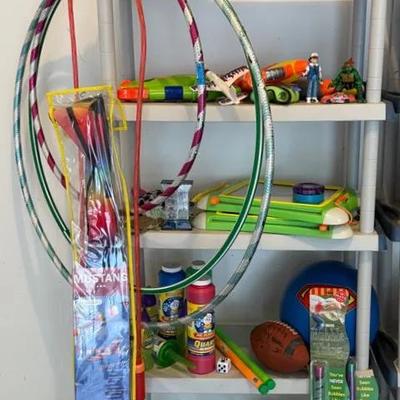 Outdoor Fun & Games With Bubbles, Water Guns, Kites & Various Other Toys