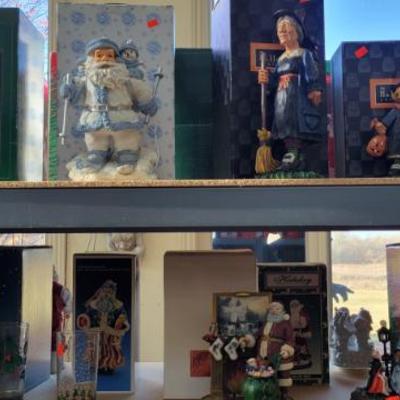 Sale Photo Thumbnail #366: Santa Figures and Jim Shore Halloween