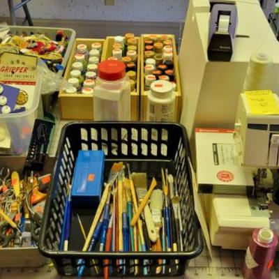 Sale Photo Thumbnail #244: Crafts and Husqvarna Embroidery Machine 910