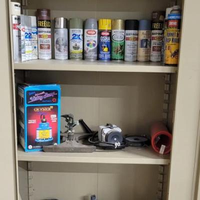 Sale Photo Thumbnail #417: Spray Paint and Utility Pump 