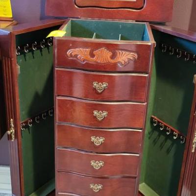 Sale Photo Thumbnail #62: Jewelry Cabinet 