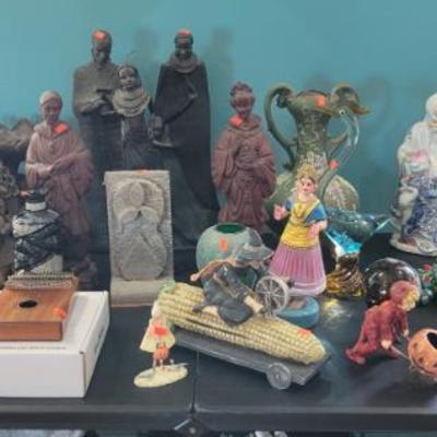 Sale Photo Thumbnail #84: Maasai Sculptures, Balinese Wood Statue and more world travel tokens