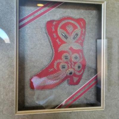 Sale Photo Thumbnail #118: Native Beaded Framed Pin Cushion