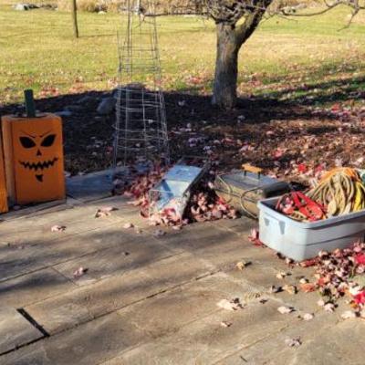 Sale Photo Thumbnail #380: Wood Pumpkins 