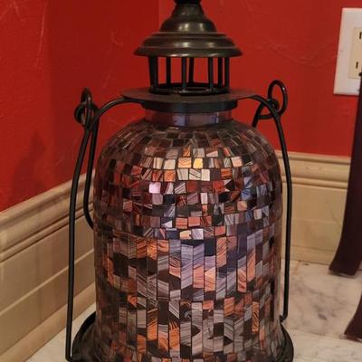 Sale Photo Thumbnail #98: Mosaic Glass Lantern