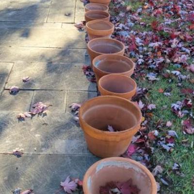 Sale Photo Thumbnail #381: Terracotta Pots 