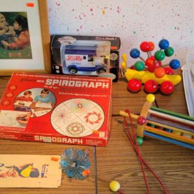 Sale Photo Thumbnail #226: Vintage Spirograph and other children's toys