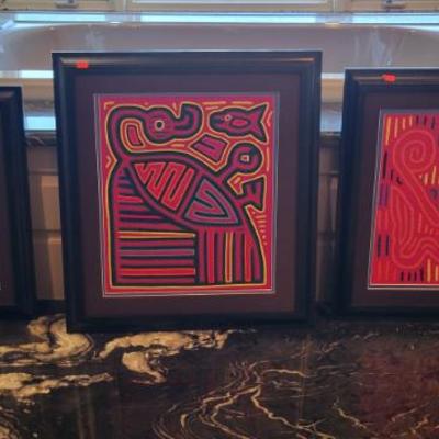 Sale Photo Thumbnail #108: Three different Mola's