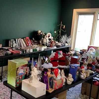 Sale Photo Thumbnail #151: Christmas Room:
Grand Noel 
Kurt Adler 
Lauscha
Jim Shore
Lemax
Kirklands
Steinbach
Pipka
