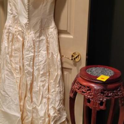 Sale Photo Thumbnail #185: Wedding Dress and Plant Stand