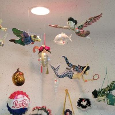 Sale Photo Thumbnail #219: Wooden Flying Folk Art