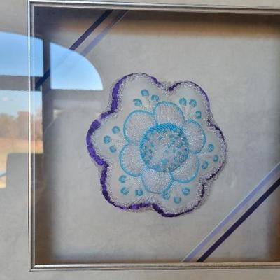 Sale Photo Thumbnail #117: Native Beaded Framed Pin Cushion