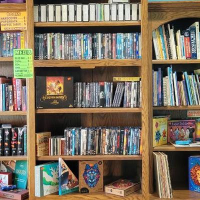 Sale Photo Thumbnail #92: Box Sets, Pop-Up Books, Wood Piece Puzzles and Disney VHS