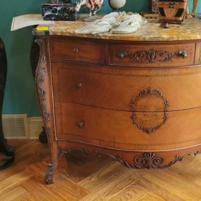 Sale Photo Thumbnail #78: Marble Top Bombay Chest
