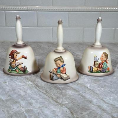 (3pc) Bell Hummel Figurines | Dimensions: h. 6.5 in
