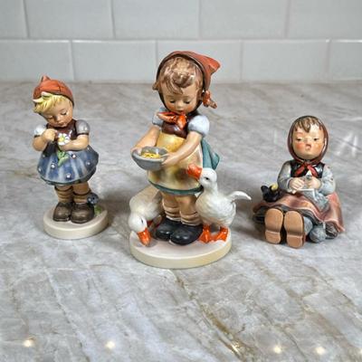 (3pc) Hummel Figurines | Dimensions: h. 6.5 in (tallest)
