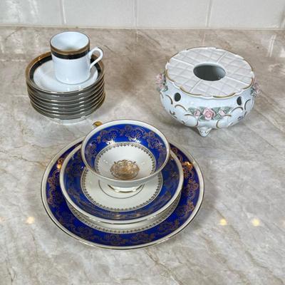 (13pc) Mixed China By Mitterteich, Ginori, & Gerold-Porzellan | Dimensions: dia. 7 in (biggest plate)
