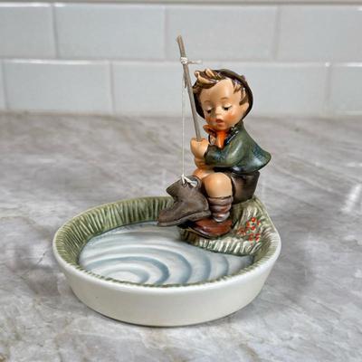 Fishing Hummel Figurine | Dimensions: h. 4.5 in
