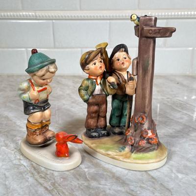 (2pc) Hummel Figurines | Dimensions: h. 6.5 in (tallest)
