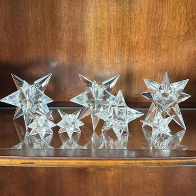(7pc) Star Candle Holders | Dimensions: h. 4.5 in (biggest)
