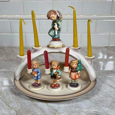 Candle Hummel Figurine | Dimensions: h. 8.75 in
