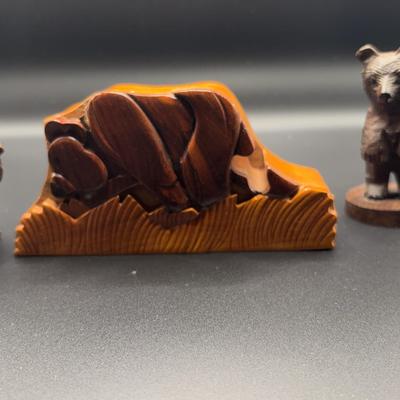 AZ608J Bear Puzzle Box 